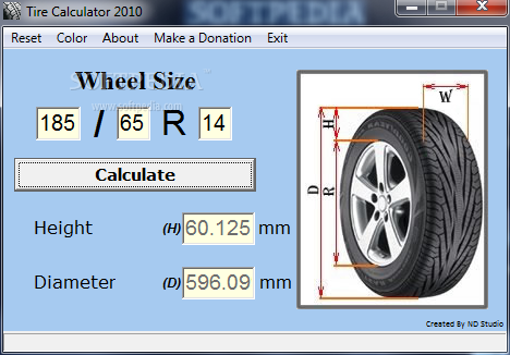 Download this Tire Calculator The... picture