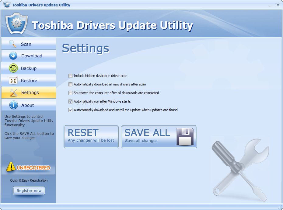 Download Toshiba Drivers Update Utility 8.1.5990.53052