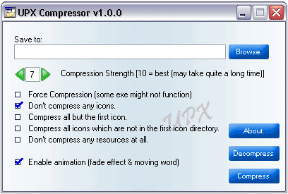UPXѹ1.0.0_UPX Compressor 1.0.0