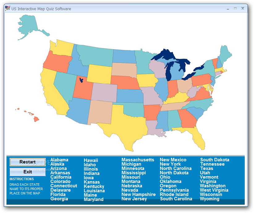 US Interactive Map Quiz Software_1
