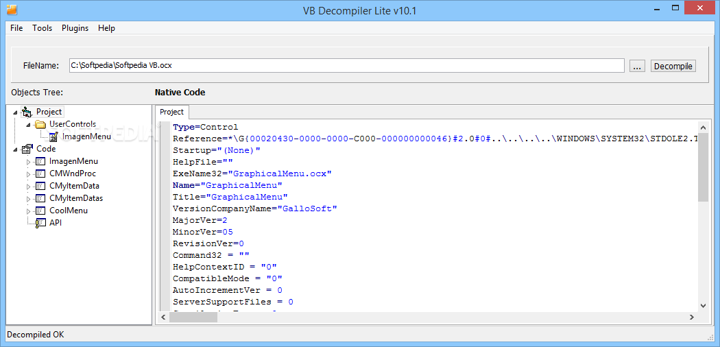 Visual Basic Program Decompiler
