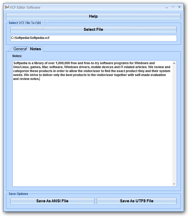 Vcard Editor Free Software Download