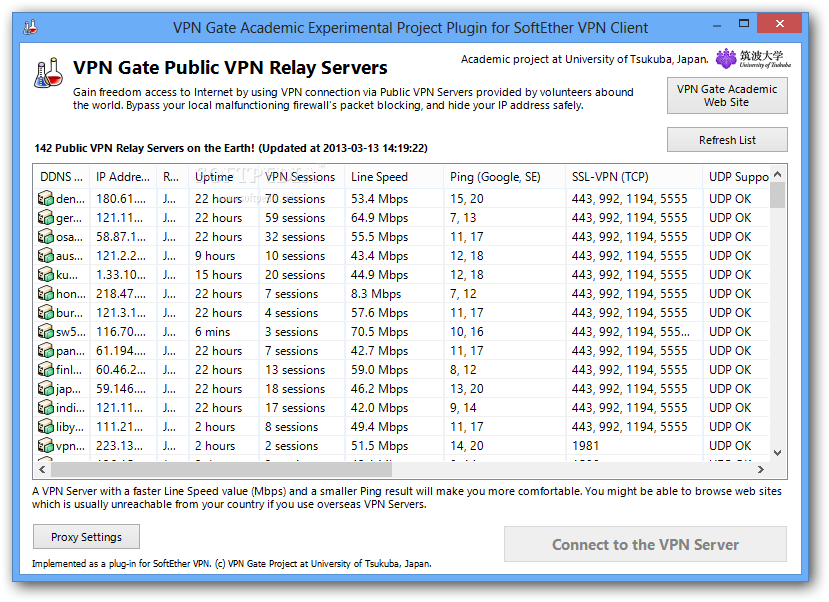 Kết quả hình ảnh cho VPN Gate Client Plug in