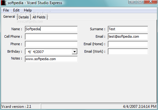 vCard VCF To CSV Converter Software 7.0.