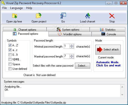 Visual Zip Password Recovery Processor. Ещё важнее следующий вопрос: неуже
