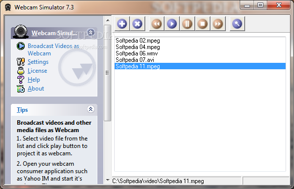Webcam simulator xp edition 3.554