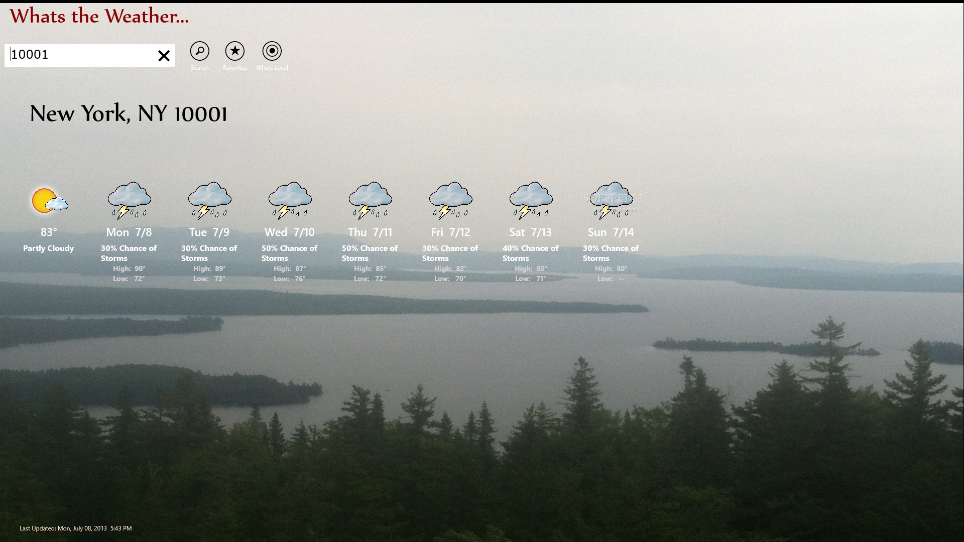 Whats the Weather for Windows 8 1.3.0.0