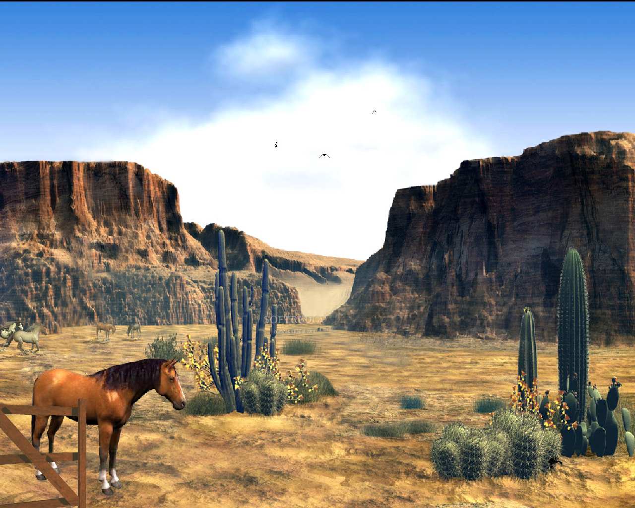 Screenshot 1 of Wild West - Animated Wallpaper