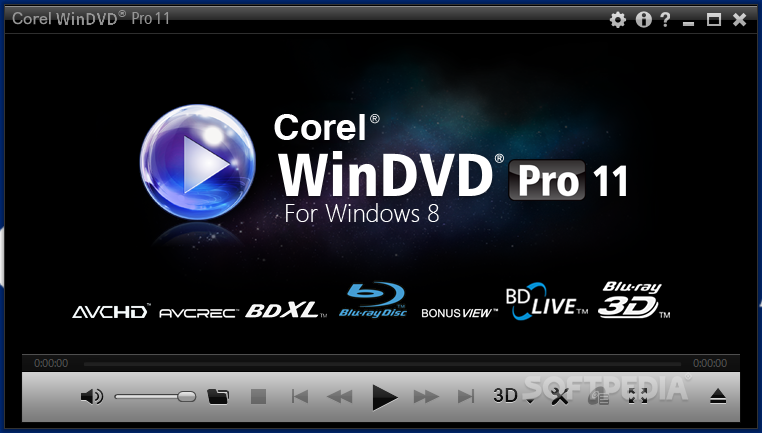 Corel windvd v 9.0 plus blu ray update package