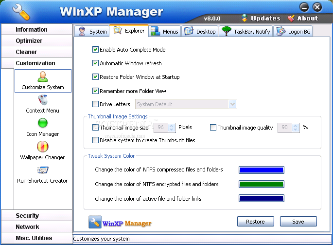 Winxp Manager  -  5