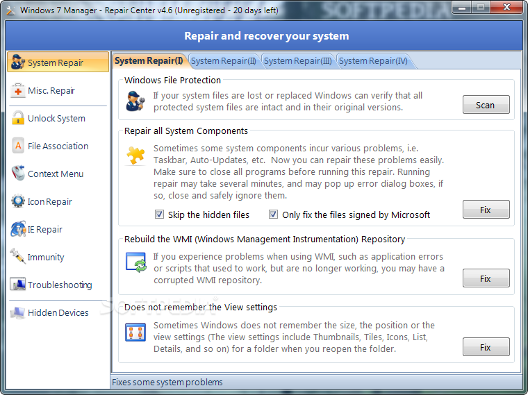 Русификатор Yamicsoft Windows 7 Manager