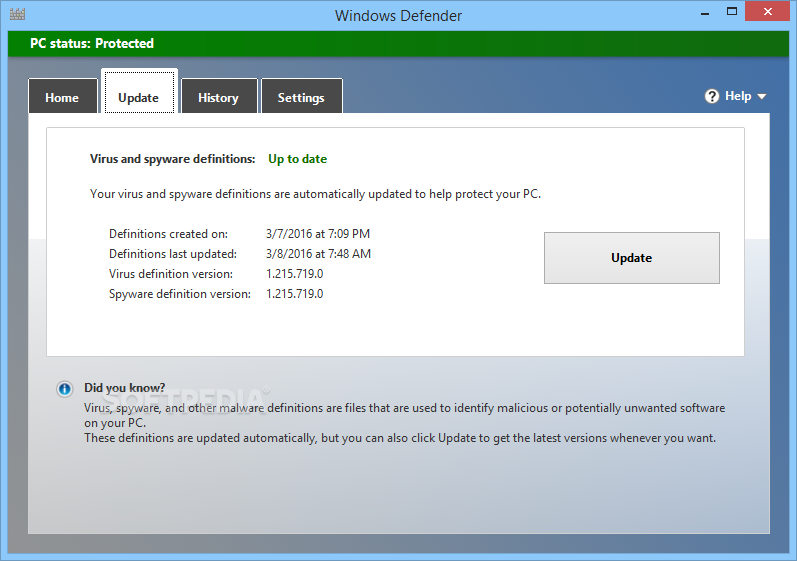 Windows DefenderĶ1.151.1069.0_Windows Defender Definition Updates 1.151.1069.0