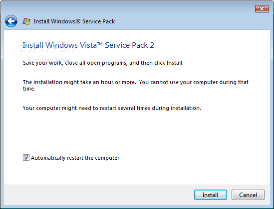Windows Vista Service Pack 2 86 Bit