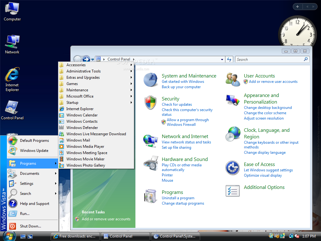 Service Pack 1 Windows Vista