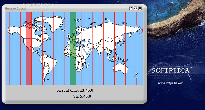  Widget shows the CURRENT TIME at all time zones. To display the time ...