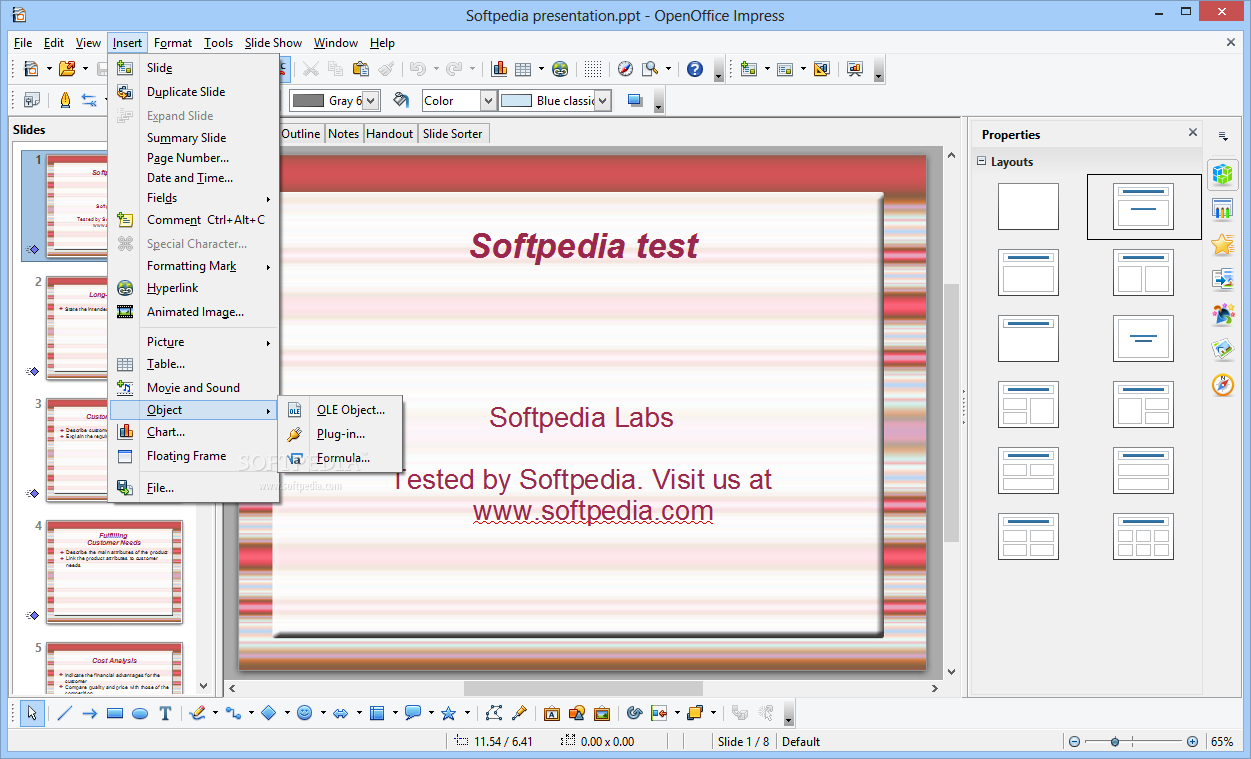 open office writer logo. Screenshot 3 of X-OpenOffice.