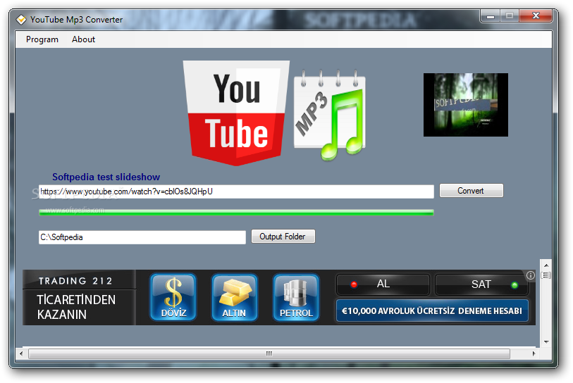 Youtube Mp3 Converter screenshot 1 - Youtube Mp3 Converter is a handy .