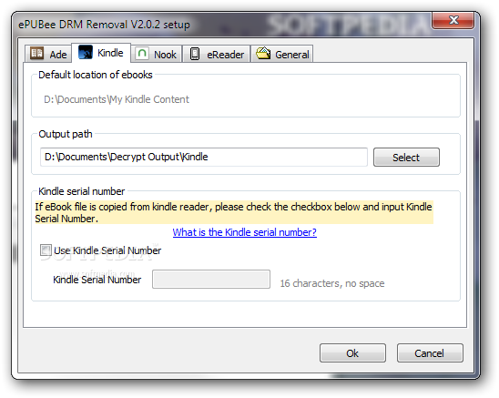 Remove kindle drm without serial number