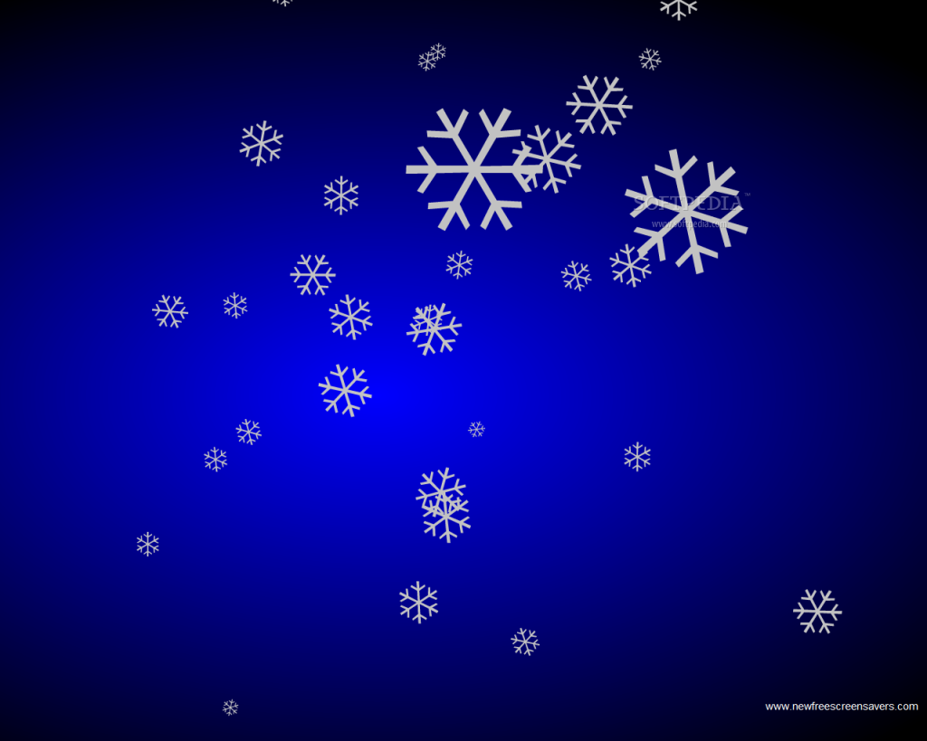 clipart snowflakes falling - photo #35