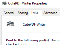 Download CutePDF Writer 3.2
