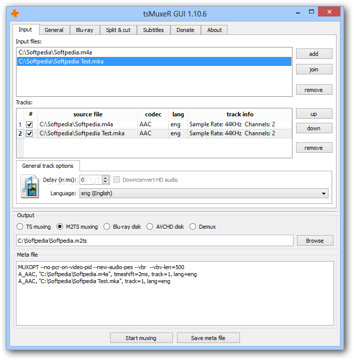 䣺MUXERtsMuxeR1.10.6 / 1.12.11 Beta_Transport Stream muxer (tsMuxeR) 1.10.6 / 1.12.11 Beta